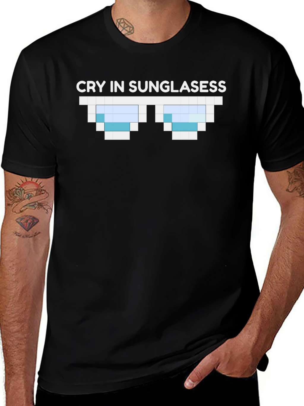 Cry in Sunglasess T-Shirt