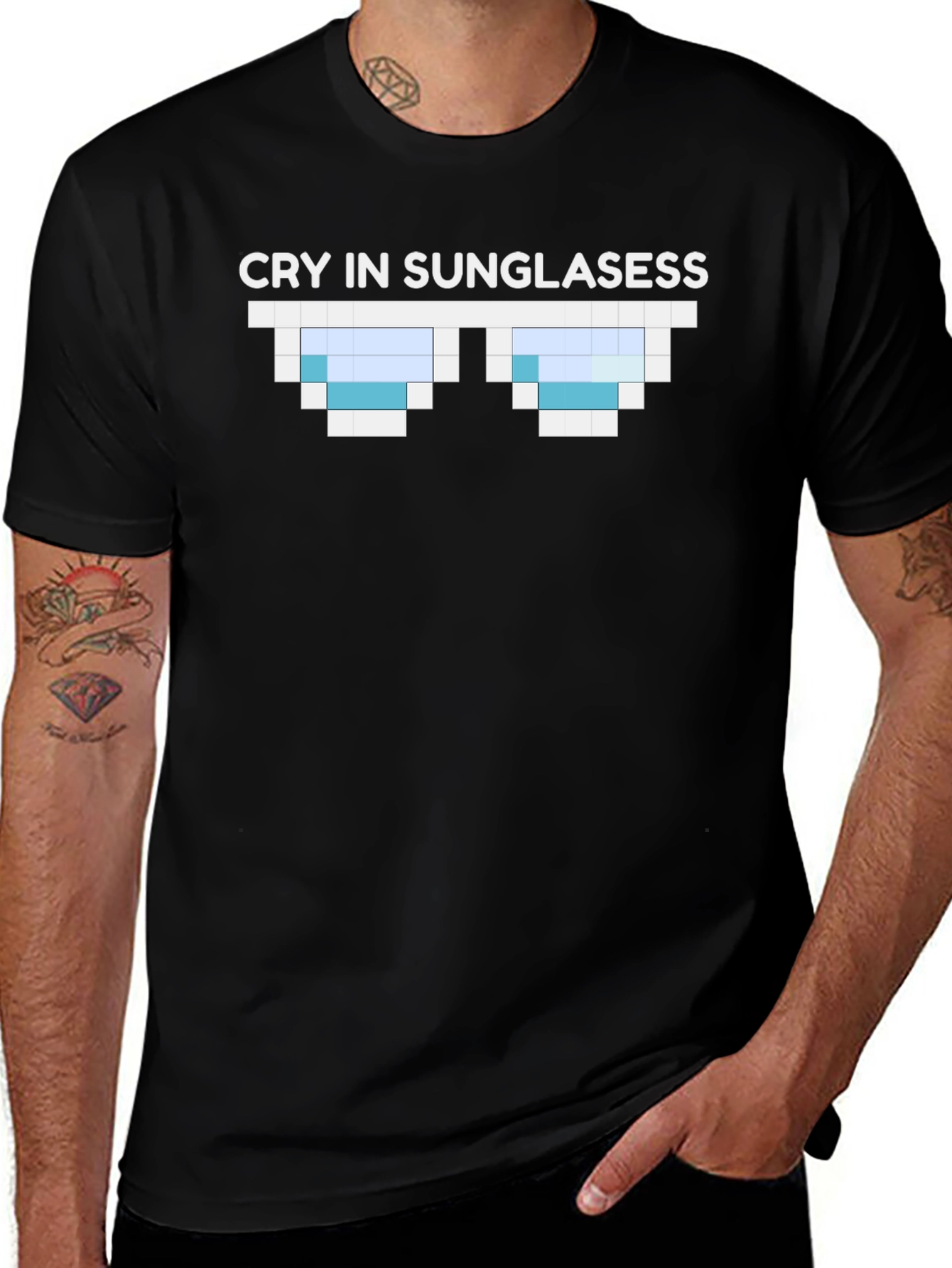Cry in Sunglasess T-Shirt