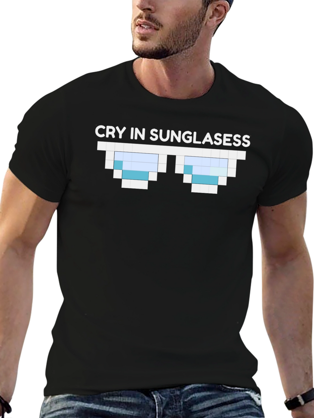 Cry in Sunglasess T-Shirt