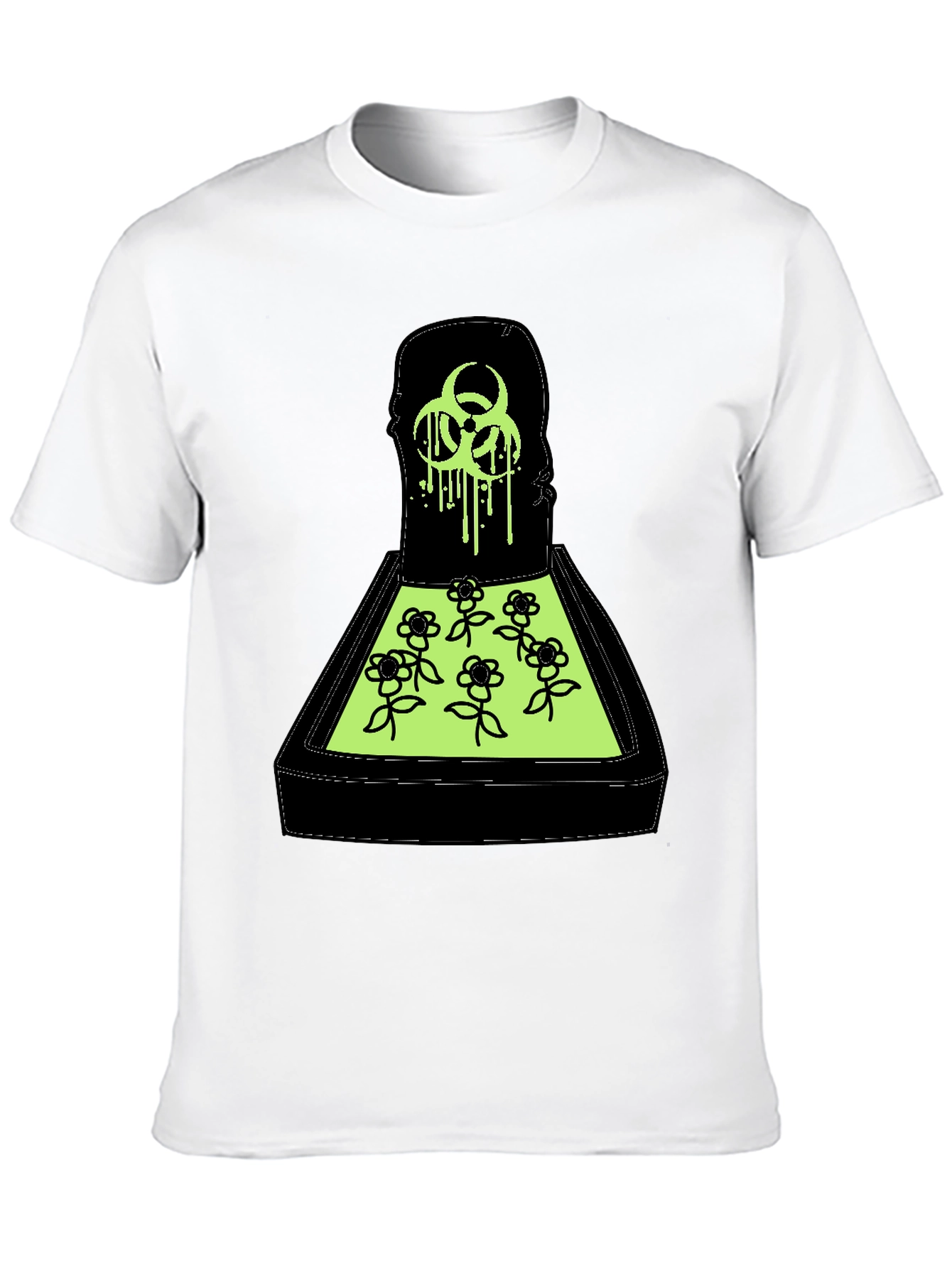 Biohazard Flower Bed Graphic T-Shirt