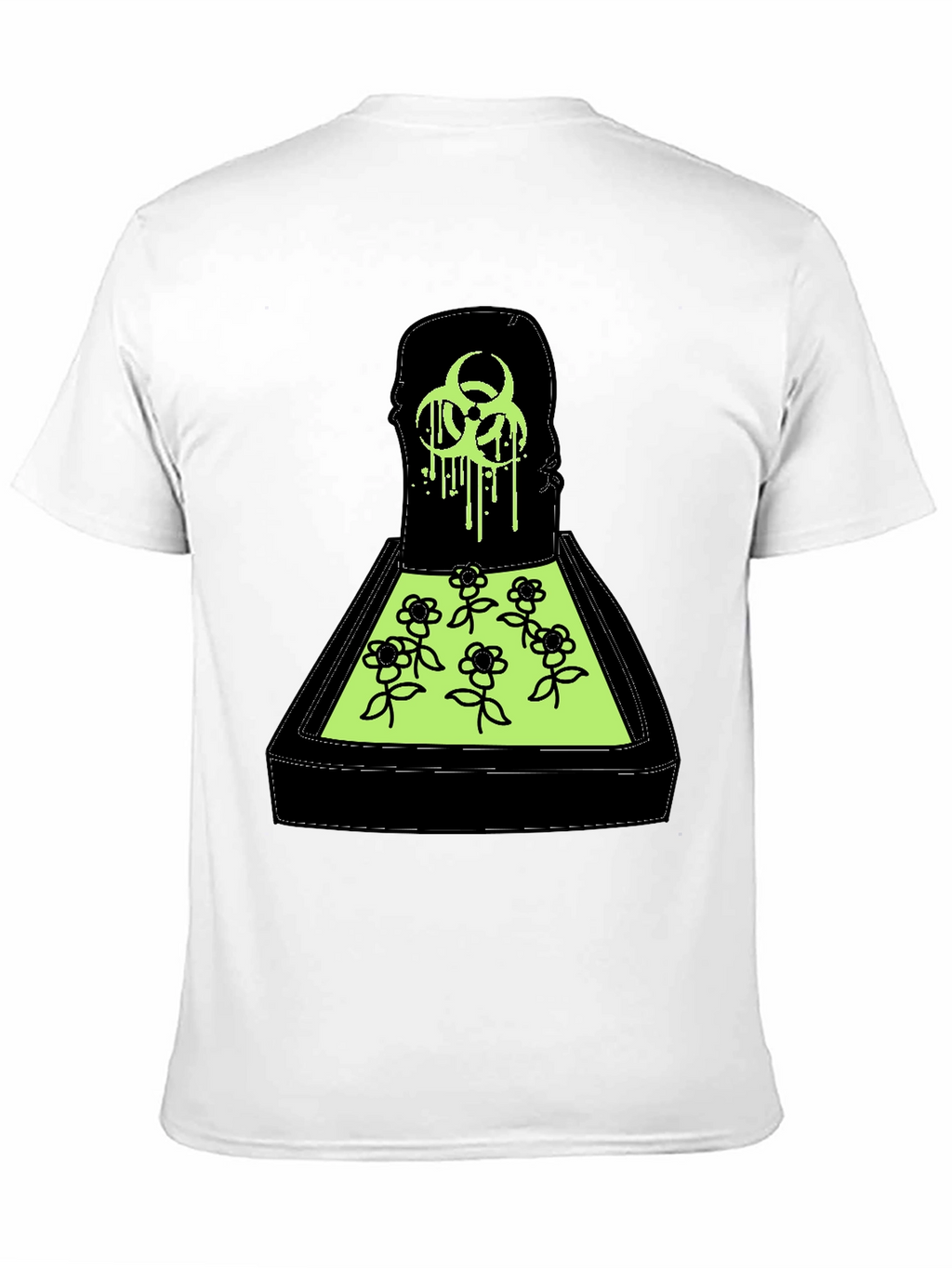 Biohazard Flower Bed Graphic T-Shirt