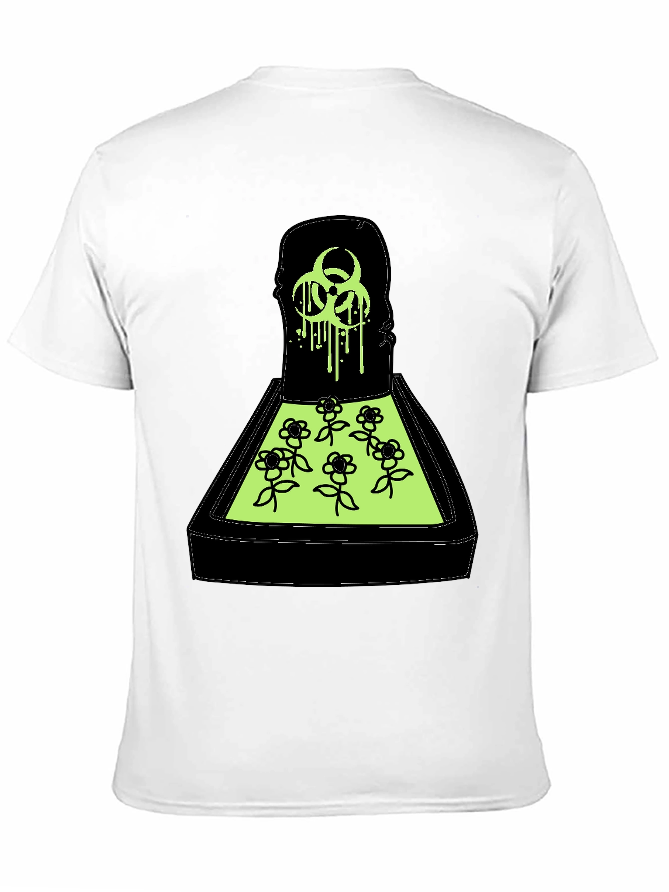 Biohazard Flower Bed Graphic T-Shirt