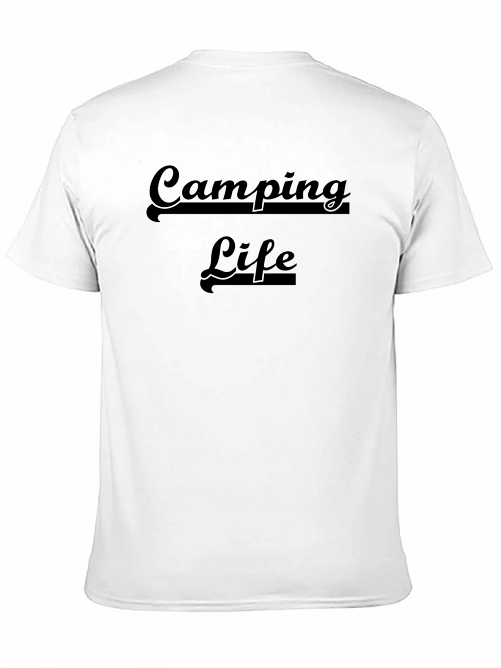 Camping Life Graphic T-Shirt - Black