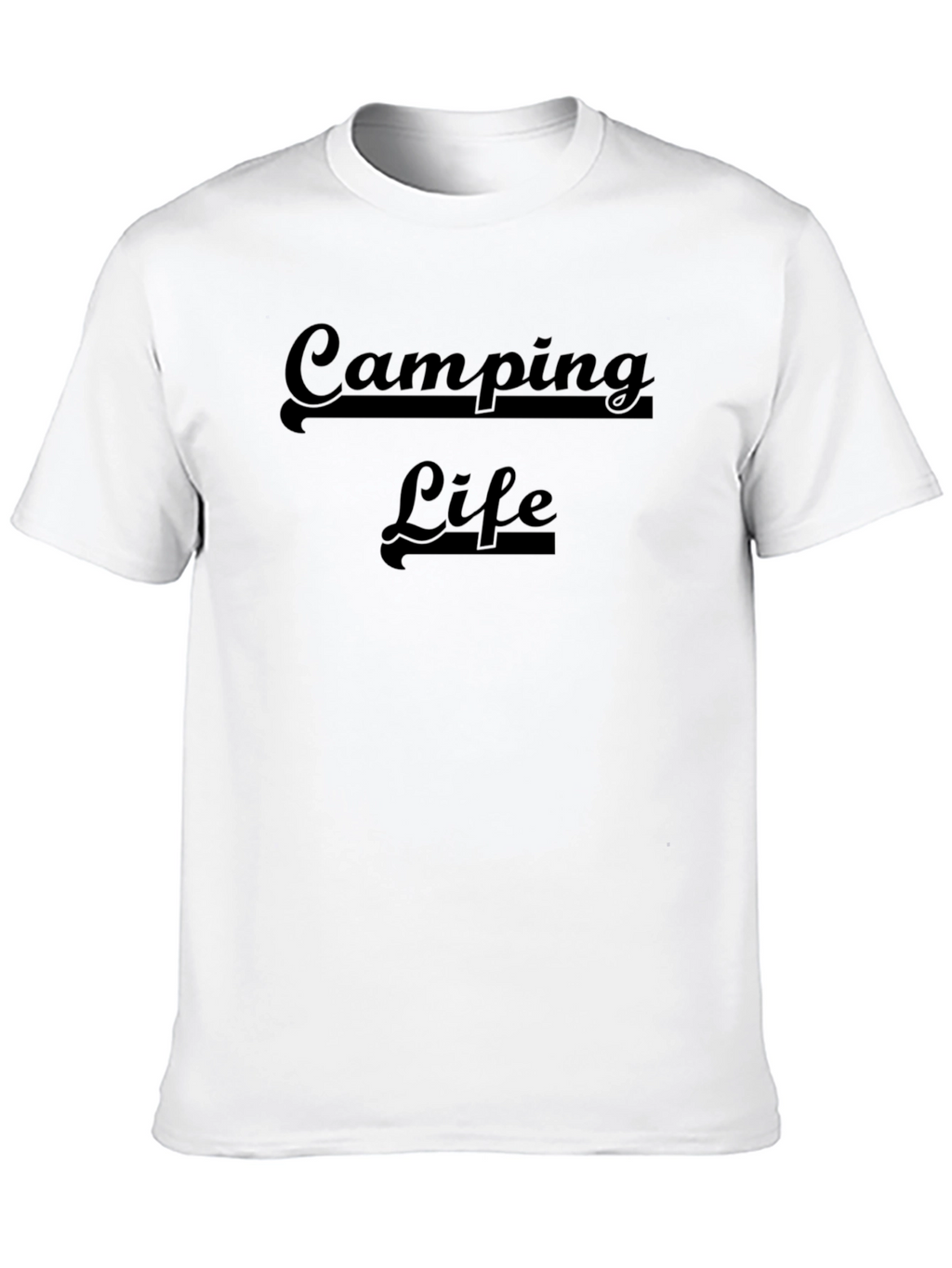 Camping Life Graphic T-Shirt - Black