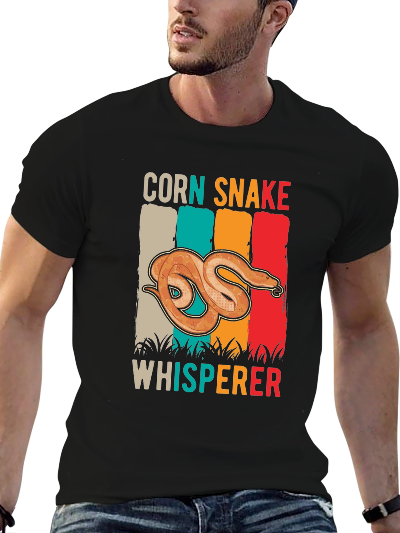 Corn Snake Whisperer Graphic T-Shirt