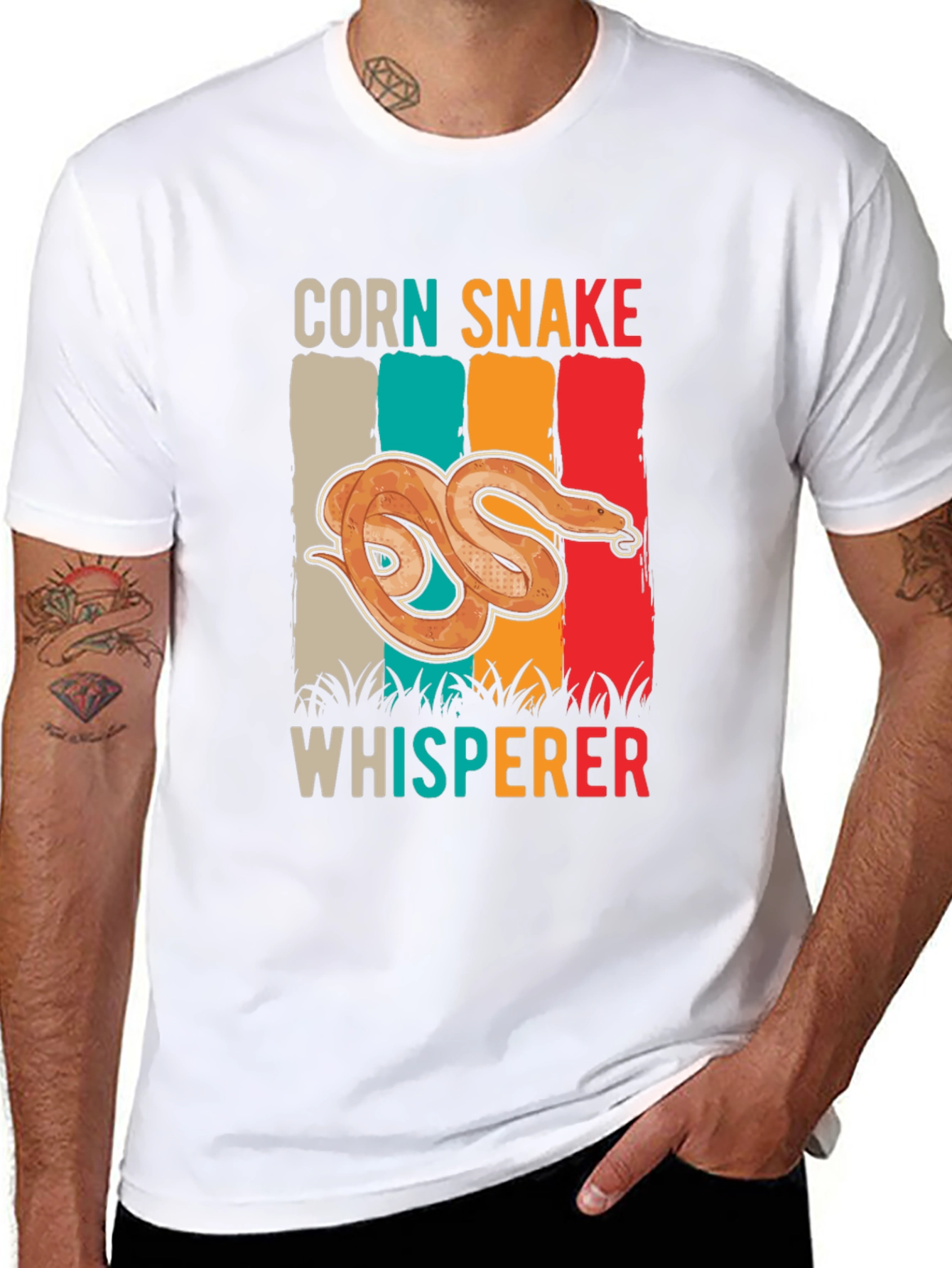 Corn Snake Whisperer Graphic T-Shirt
