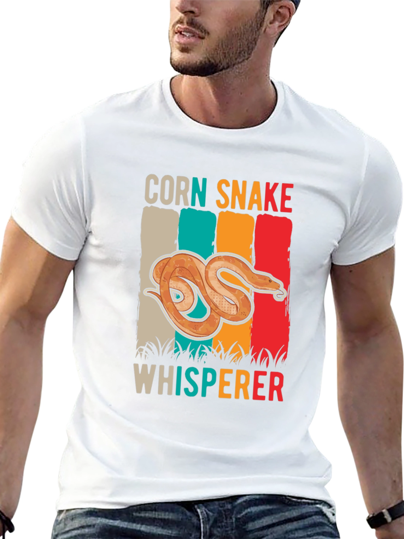 Corn Snake Whisperer Graphic T-Shirt