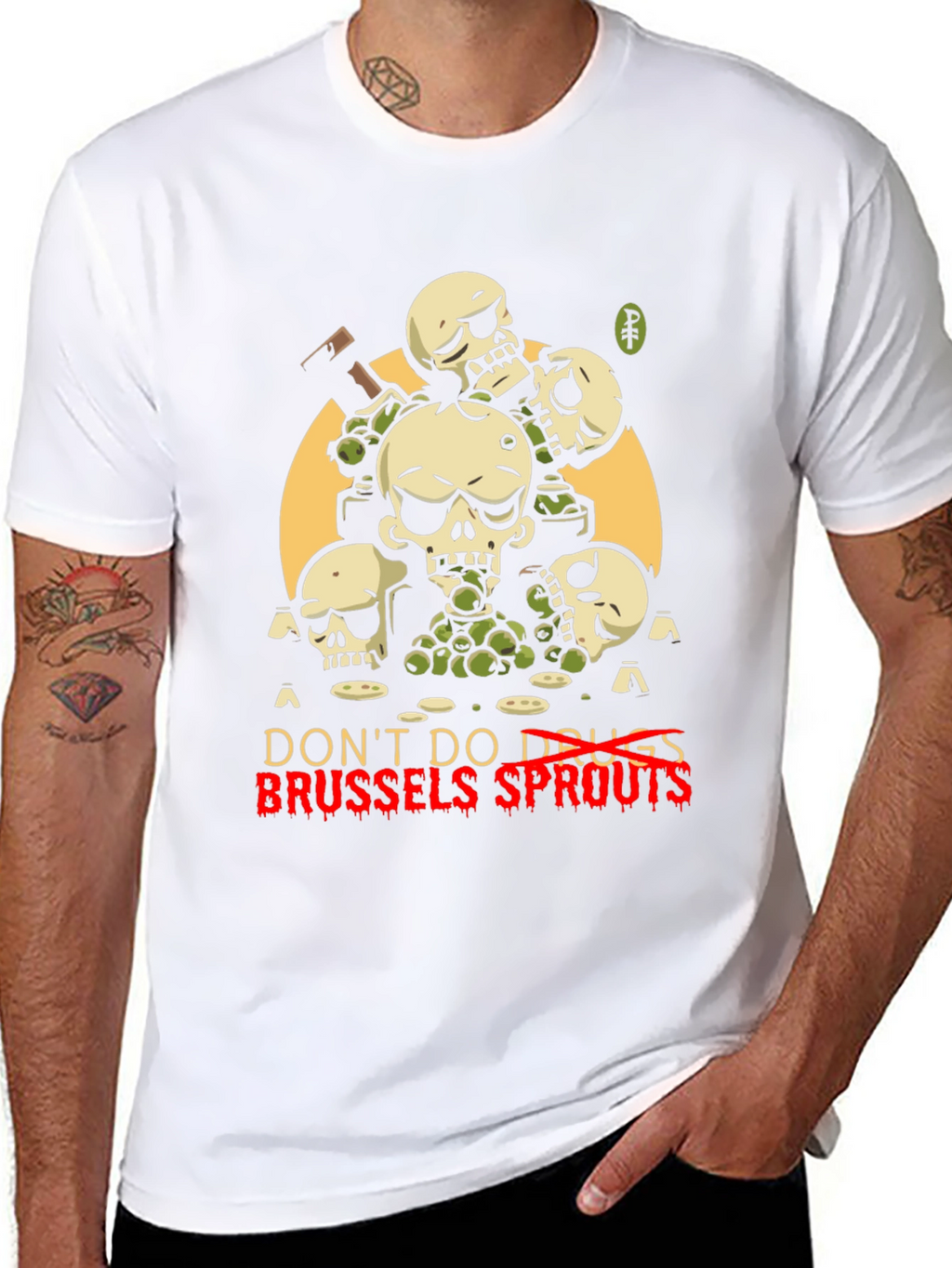 Dont Do Drugs Brussels Sprouts Graphic Tee