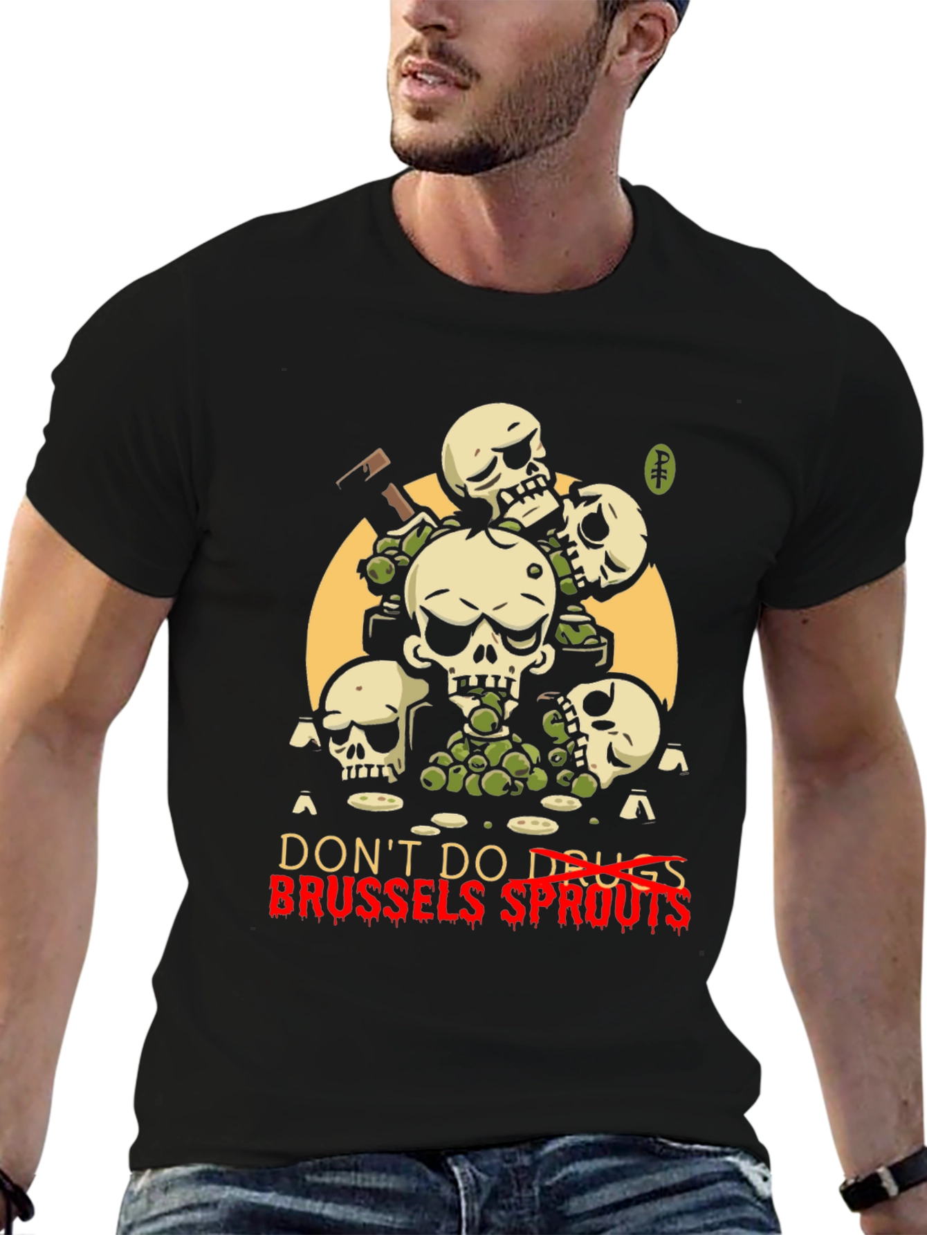 Dont Do Drugs Brussels Sprouts Graphic Tee