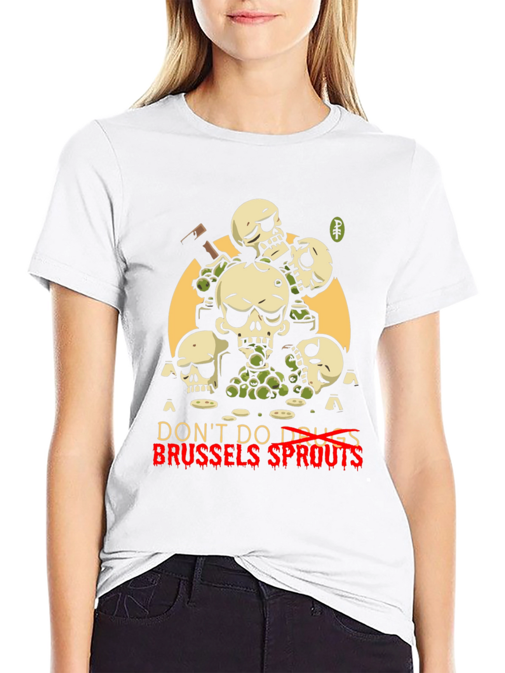 Dont Do Drugs Brussels Sprouts Graphic Tee