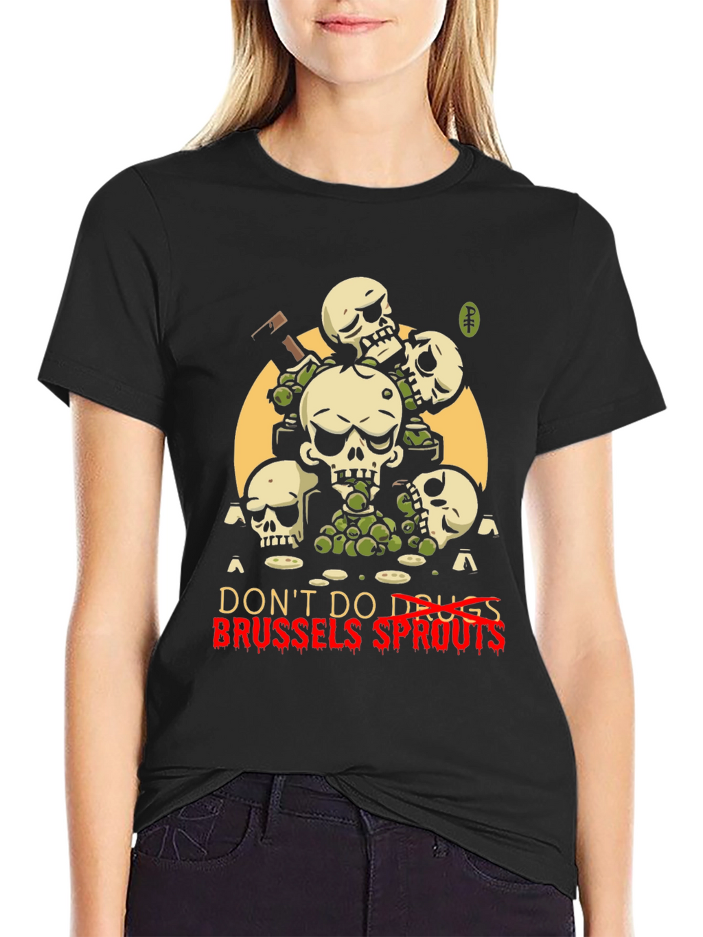 Dont Do Drugs Brussels Sprouts Graphic Tee