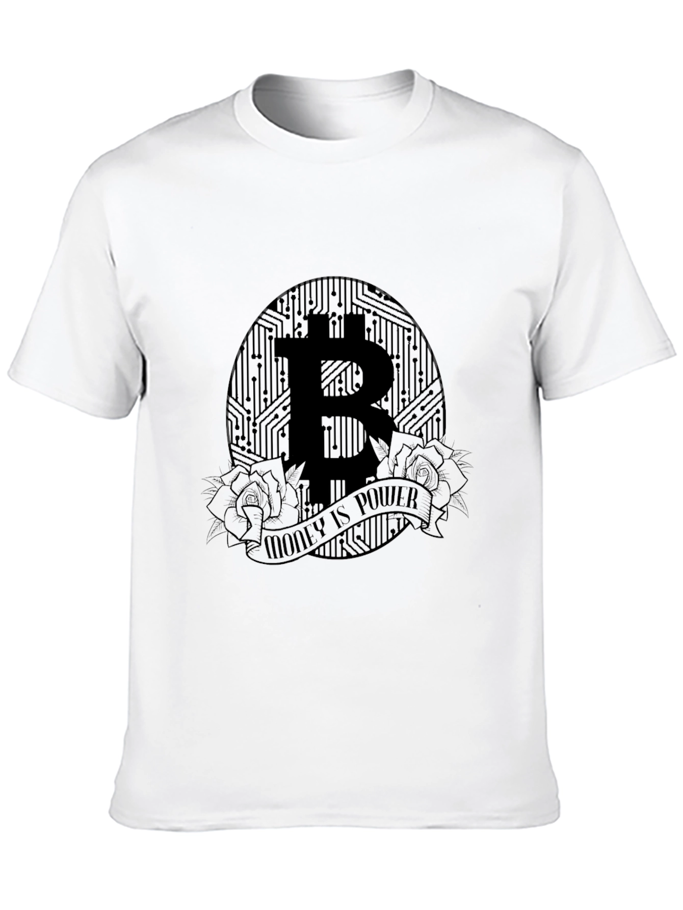 Bitcoin Money is Power Graphic Tee