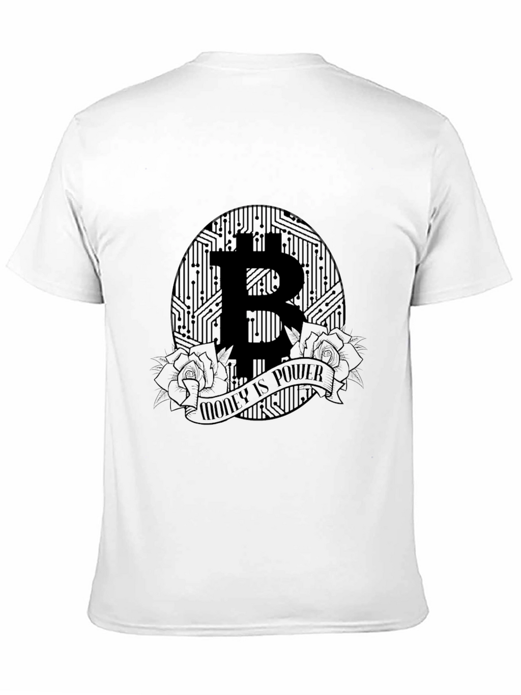 Bitcoin Money is Power Graphic Tee
