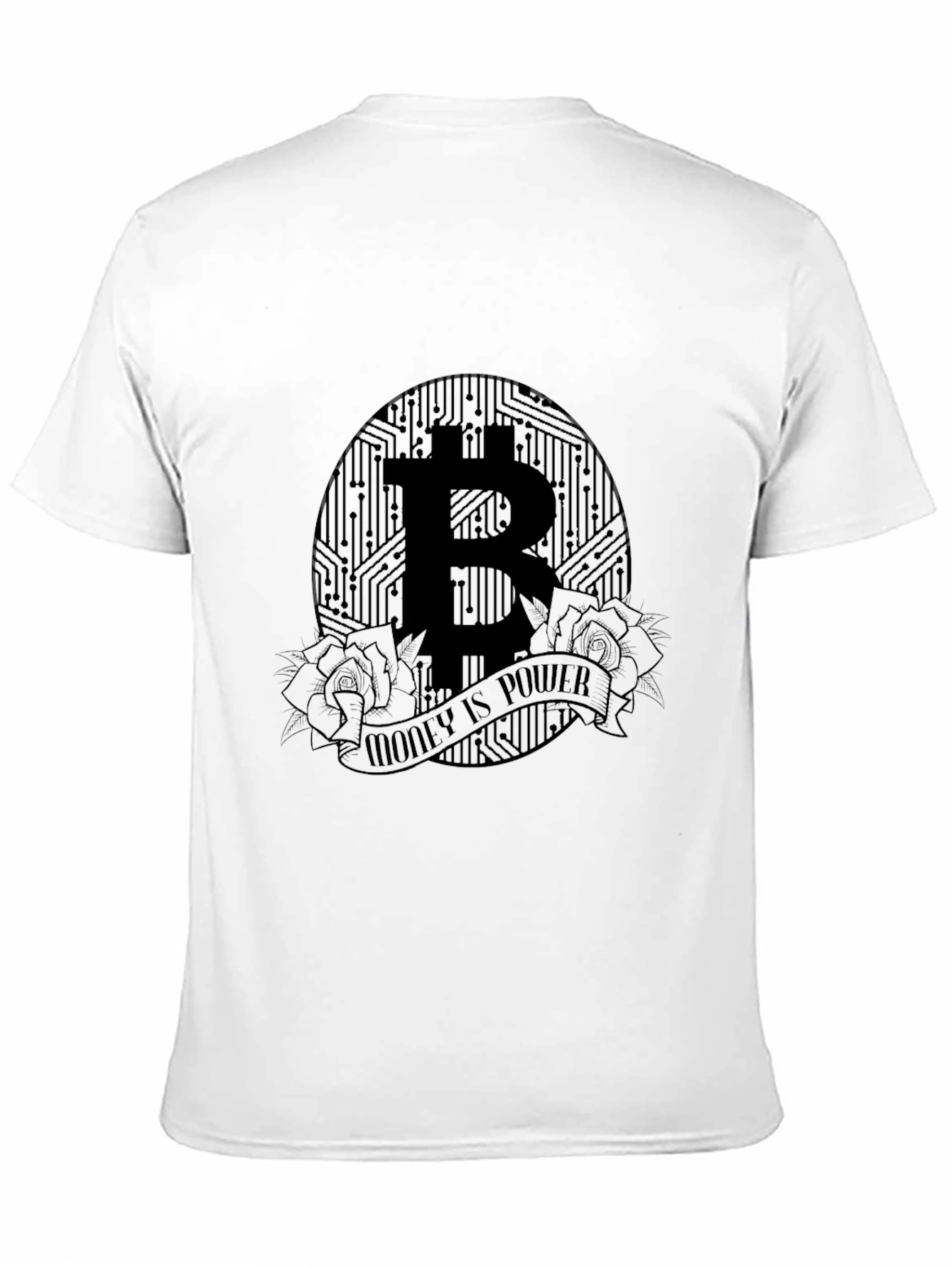Bitcoin Money is Power Graphic Tee