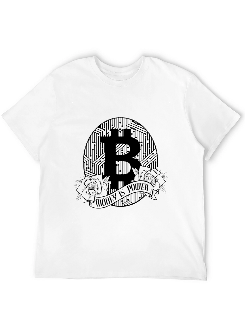 Bitcoin Money is Power Graphic Tee