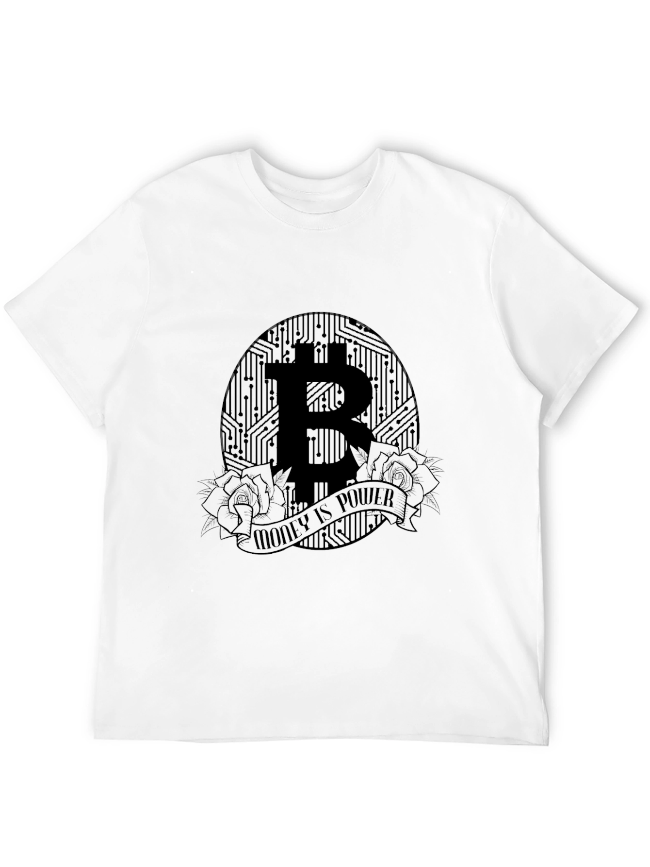 Bitcoin Money is Power Graphic Tee