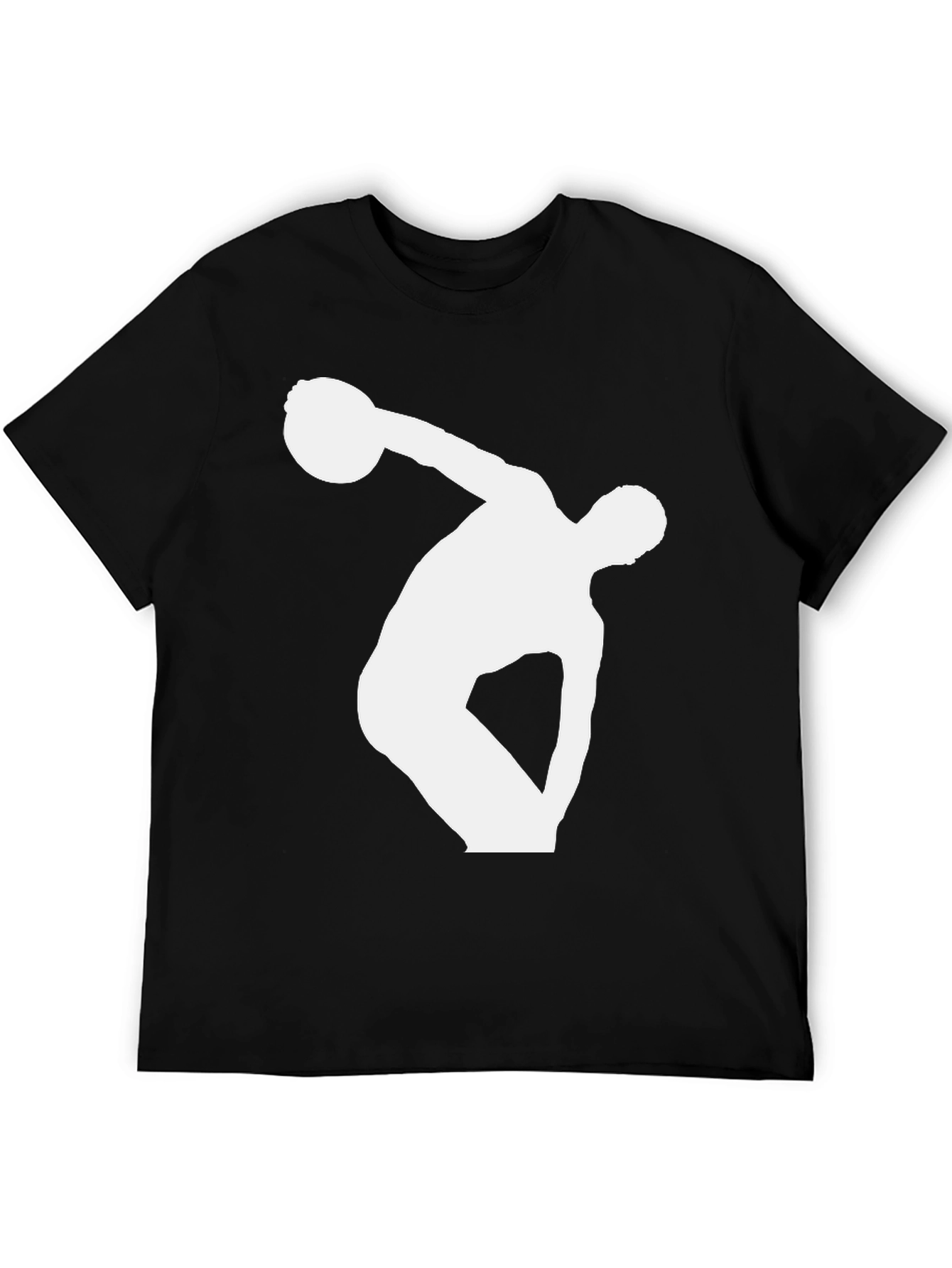 Black Discus Thrower Graphic Tee