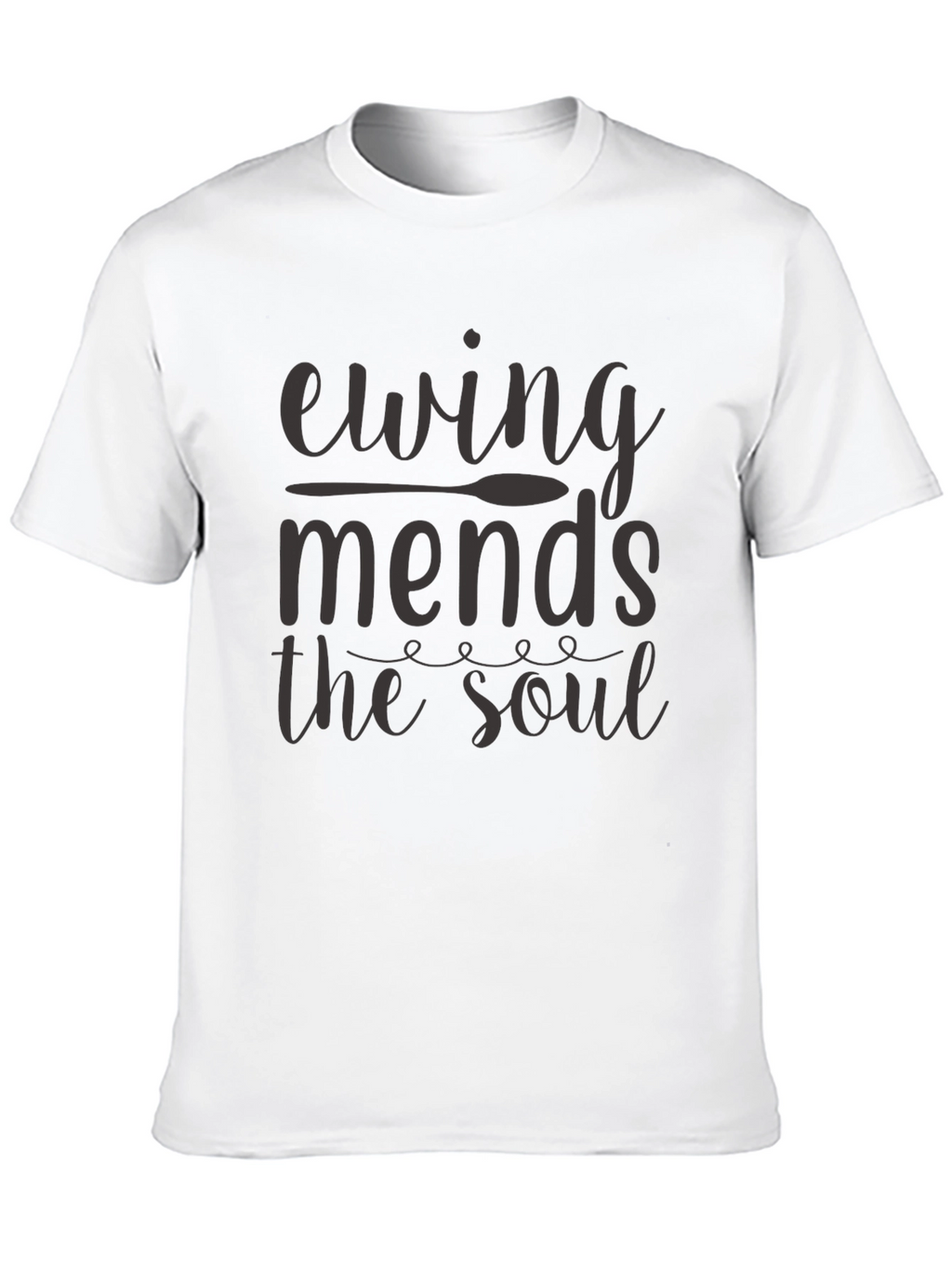 Ewing Mends The Soul Black Graphic T-Shirt