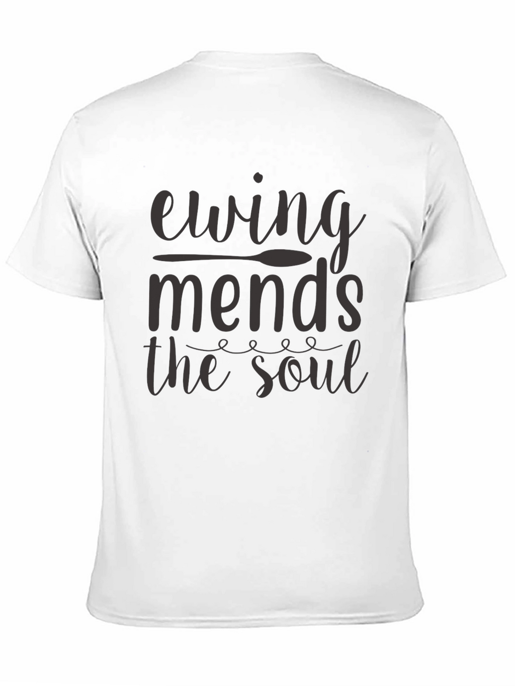 Ewing Mends The Soul Black Graphic T-Shirt