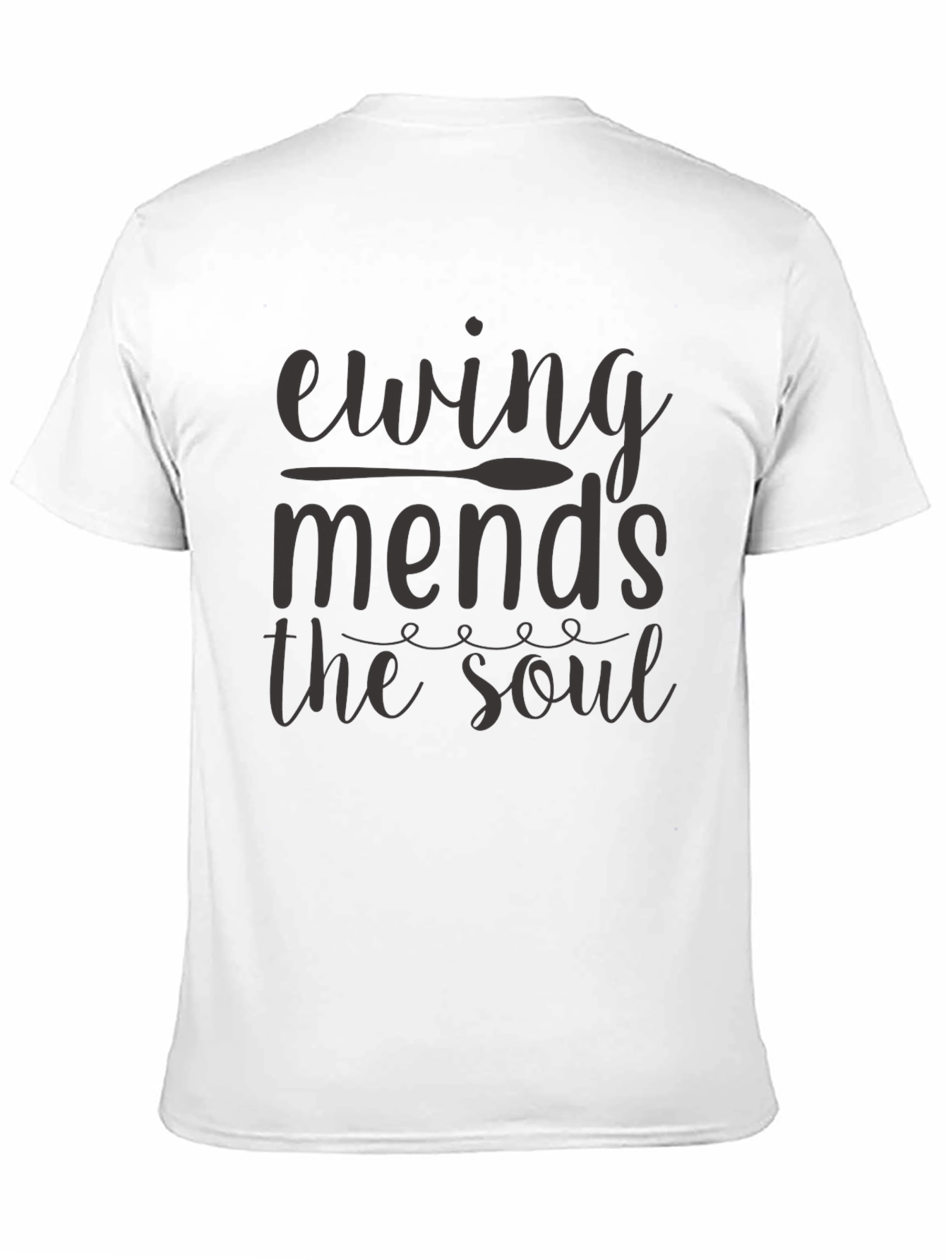 Ewing Mends The Soul Black Graphic T-Shirt