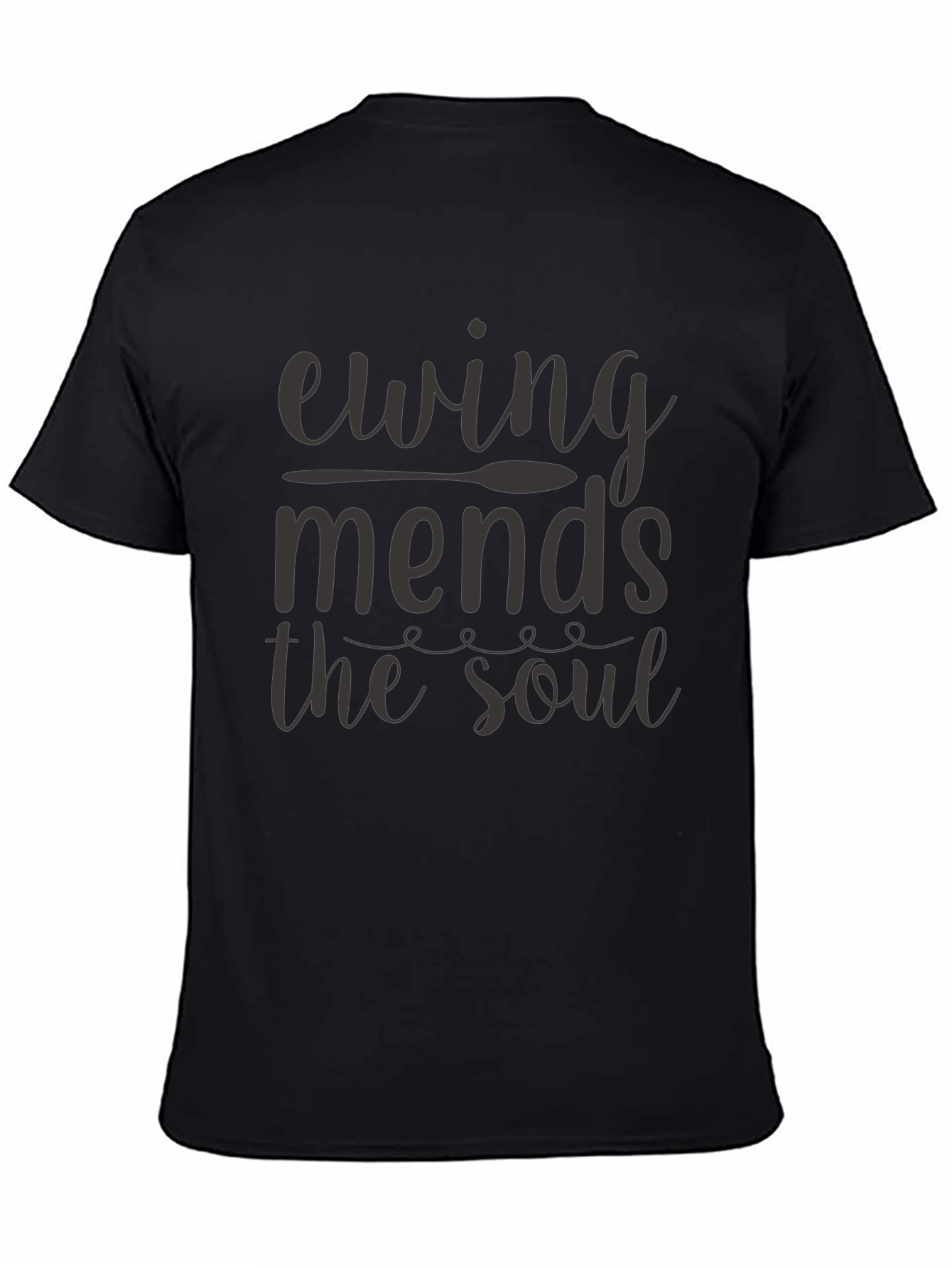 Ewing Mends The Soul Black Graphic T-Shirt