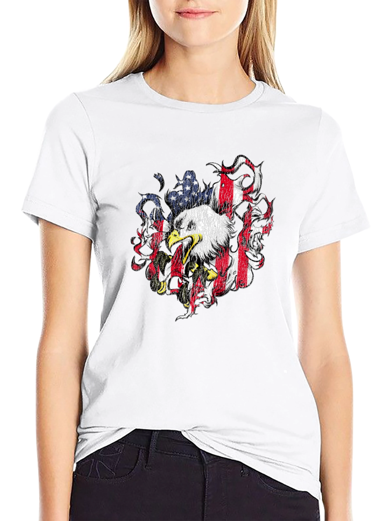American Eagle Graphic Tee - Patriotic Design
