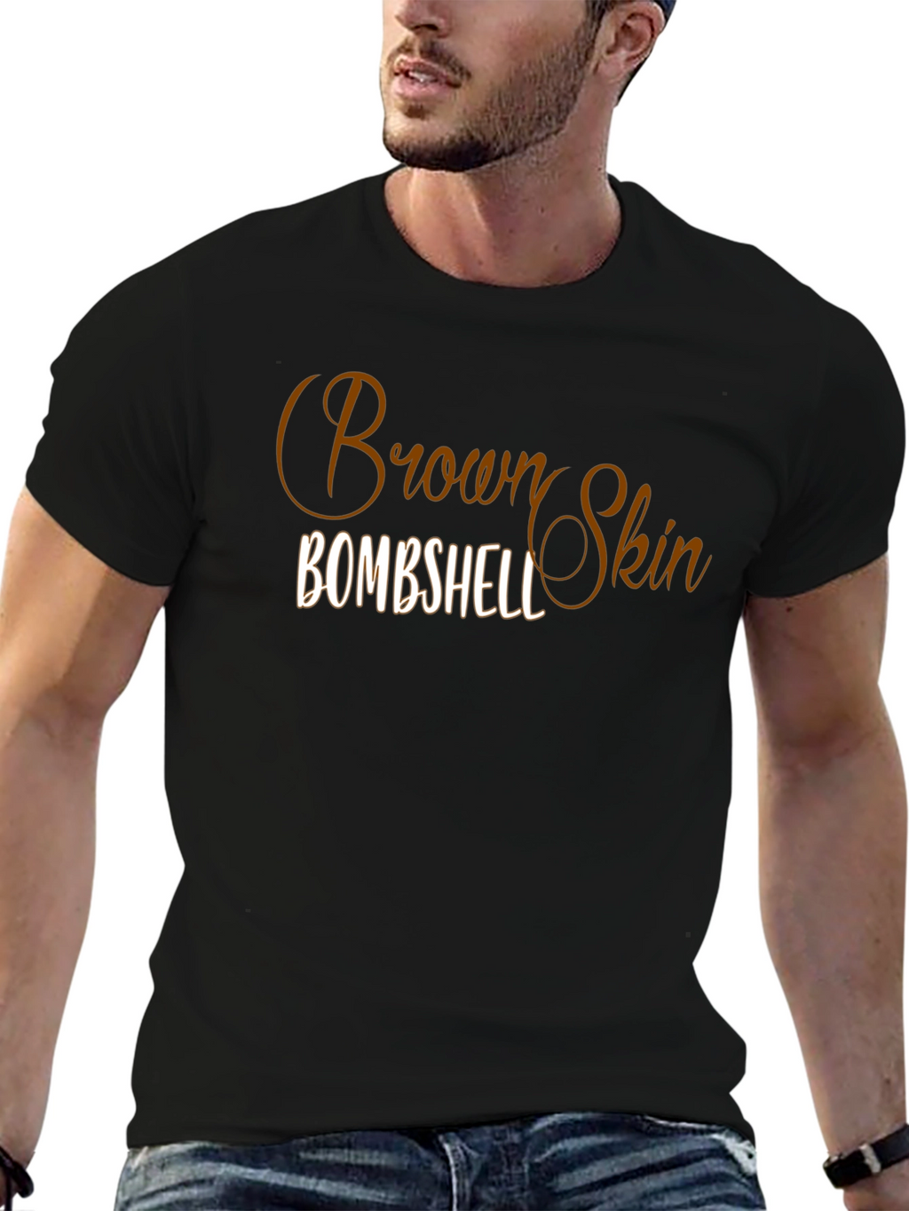 Brown Skin Bombshell Graphic Tee - Unisex