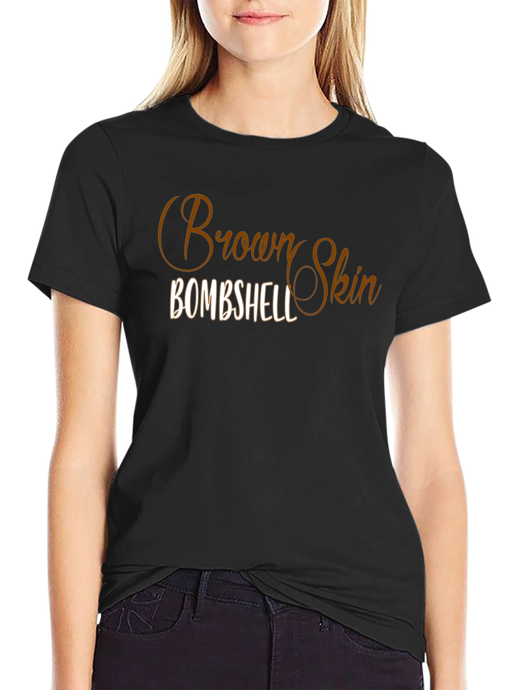 Brown Skin Bombshell Graphic Tee - Unisex