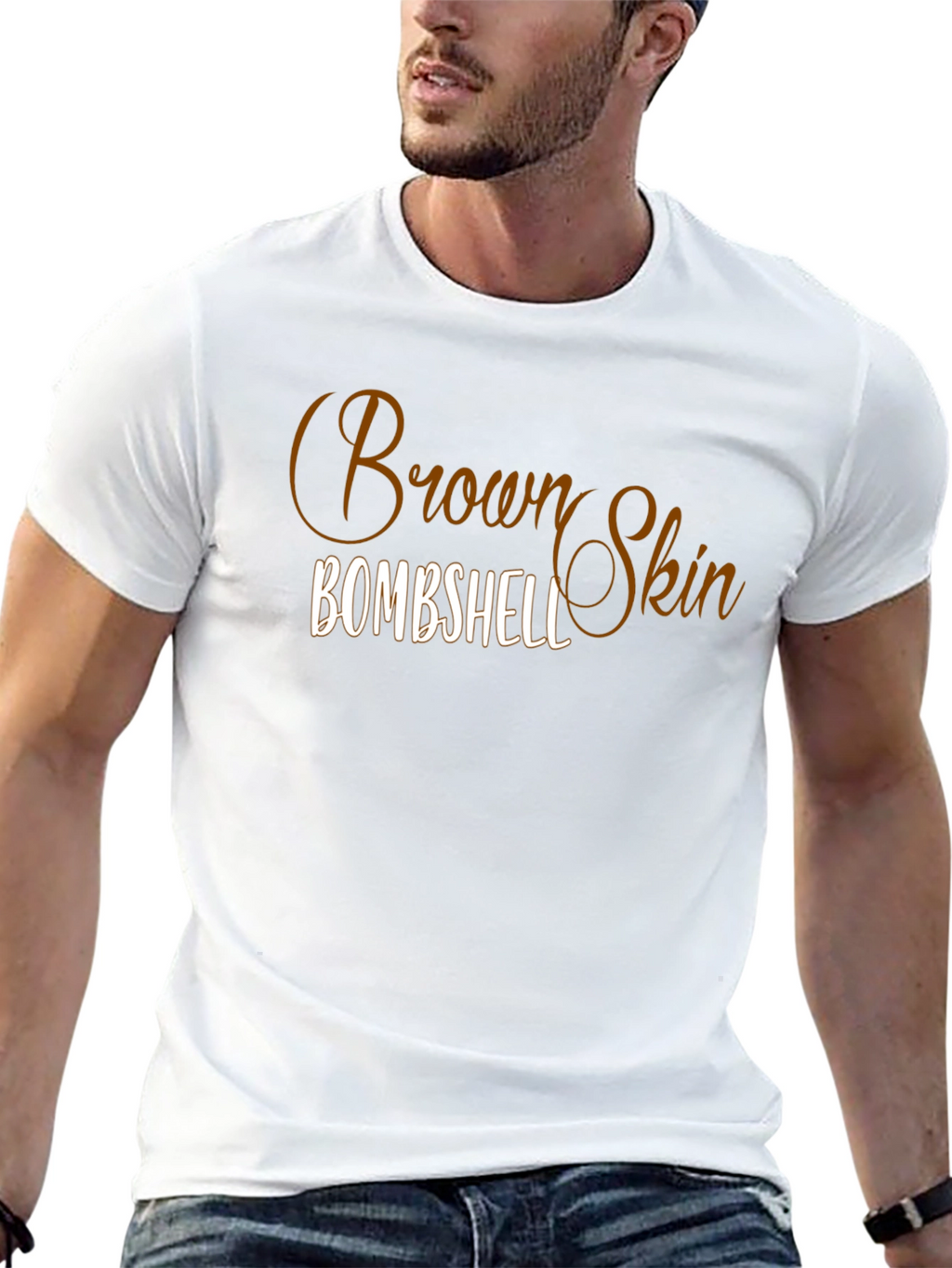 Brown Skin Bombshell Graphic Tee - Unisex