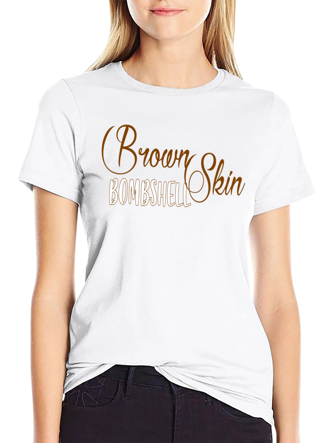 Brown Skin Bombshell Graphic Tee - Unisex