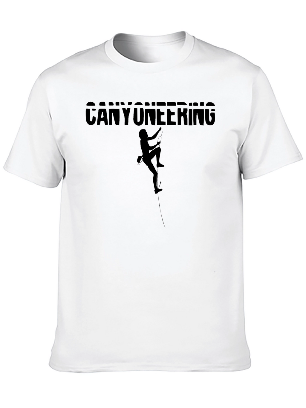 Canyoneering Black T-Shirt - Adventure Climbing