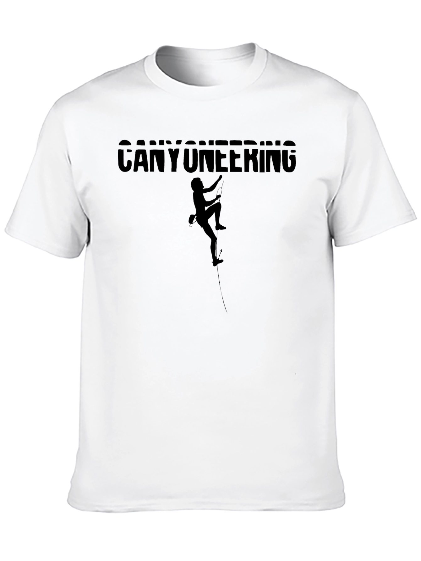 Canyoneering Black T-Shirt - Adventure Climbing