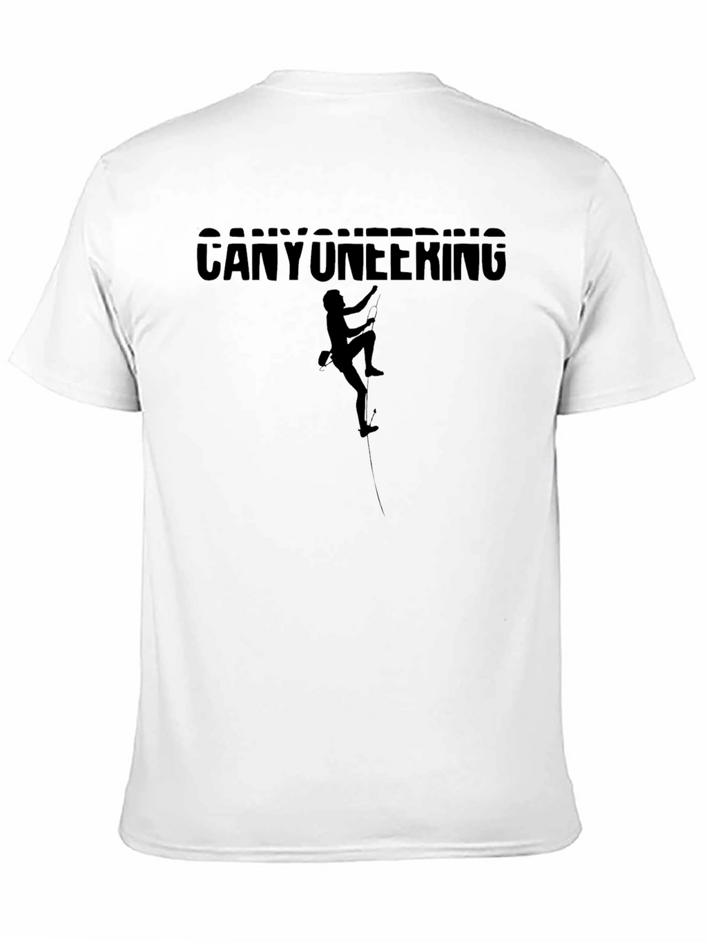 Canyoneering Black T-Shirt - Adventure Climbing