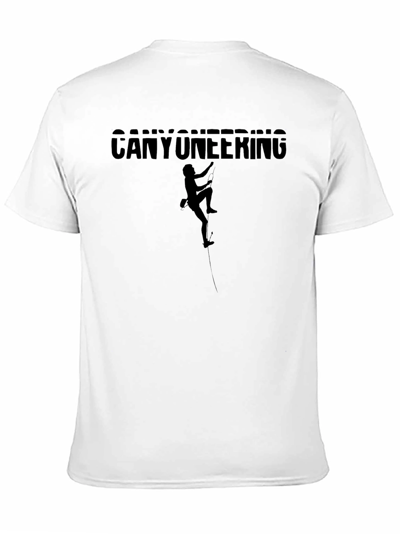 Canyoneering Black T-Shirt - Adventure Climbing