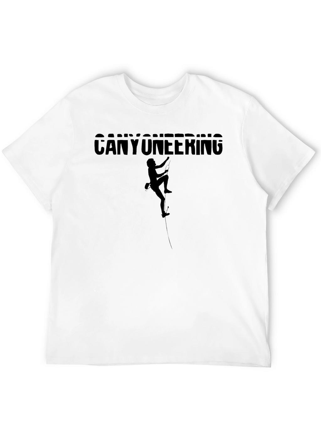 Canyoneering Black T-Shirt - Adventure Climbing