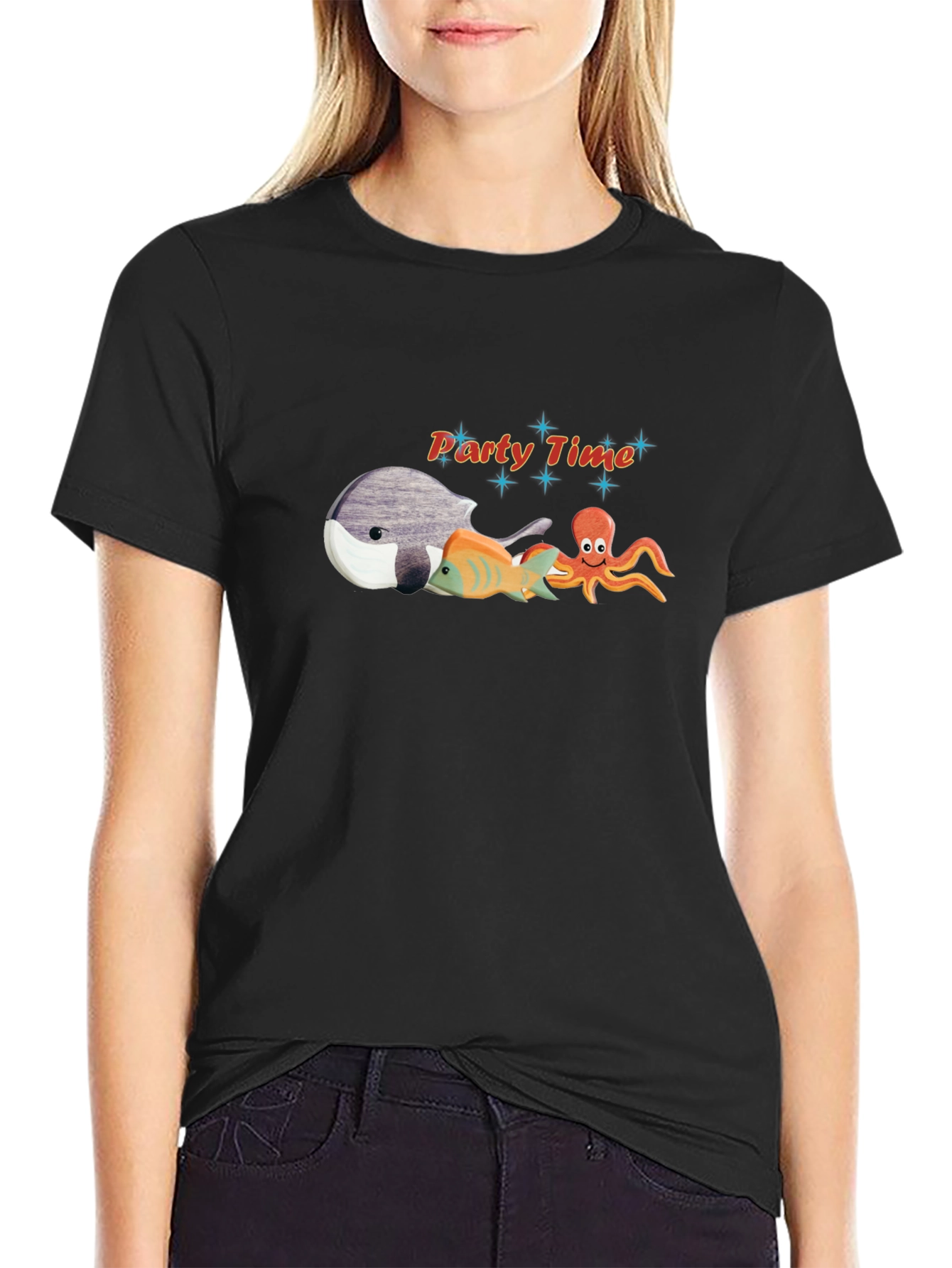 Party Time Ocean Friends Graphic T-Shirt