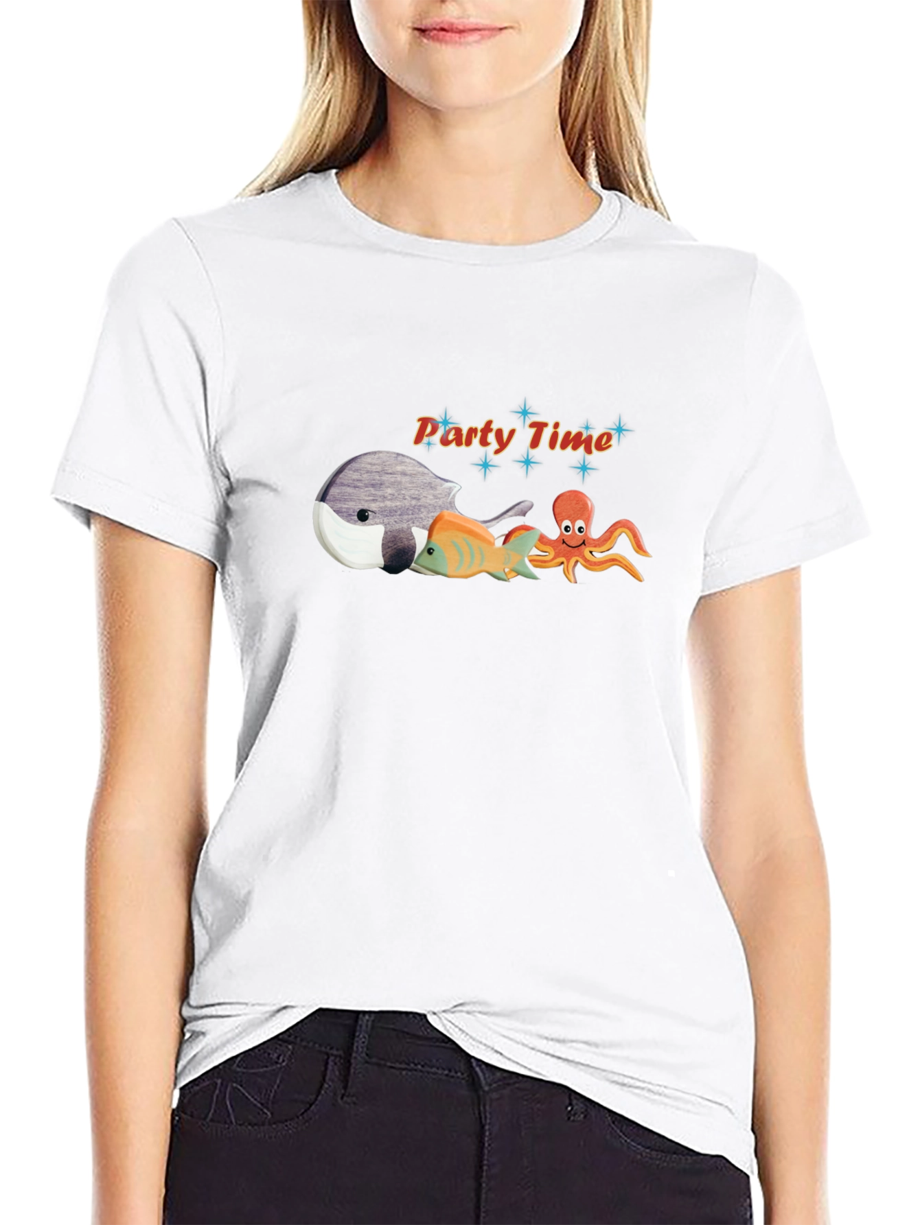 Party Time Ocean Friends Graphic T-Shirt