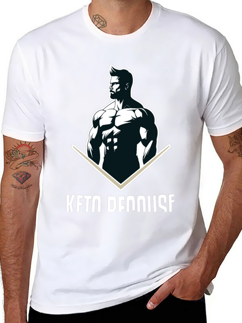 Keto Dennis Black Graphic T-Shirt