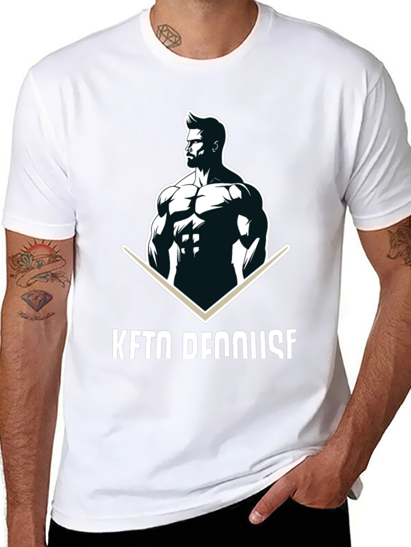 Keto Dennis Black Graphic T-Shirt