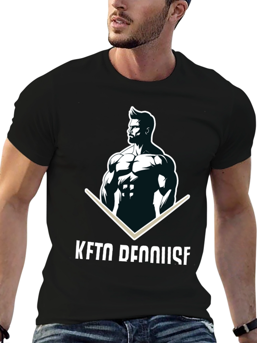 Keto Dennis Black Graphic T-Shirt