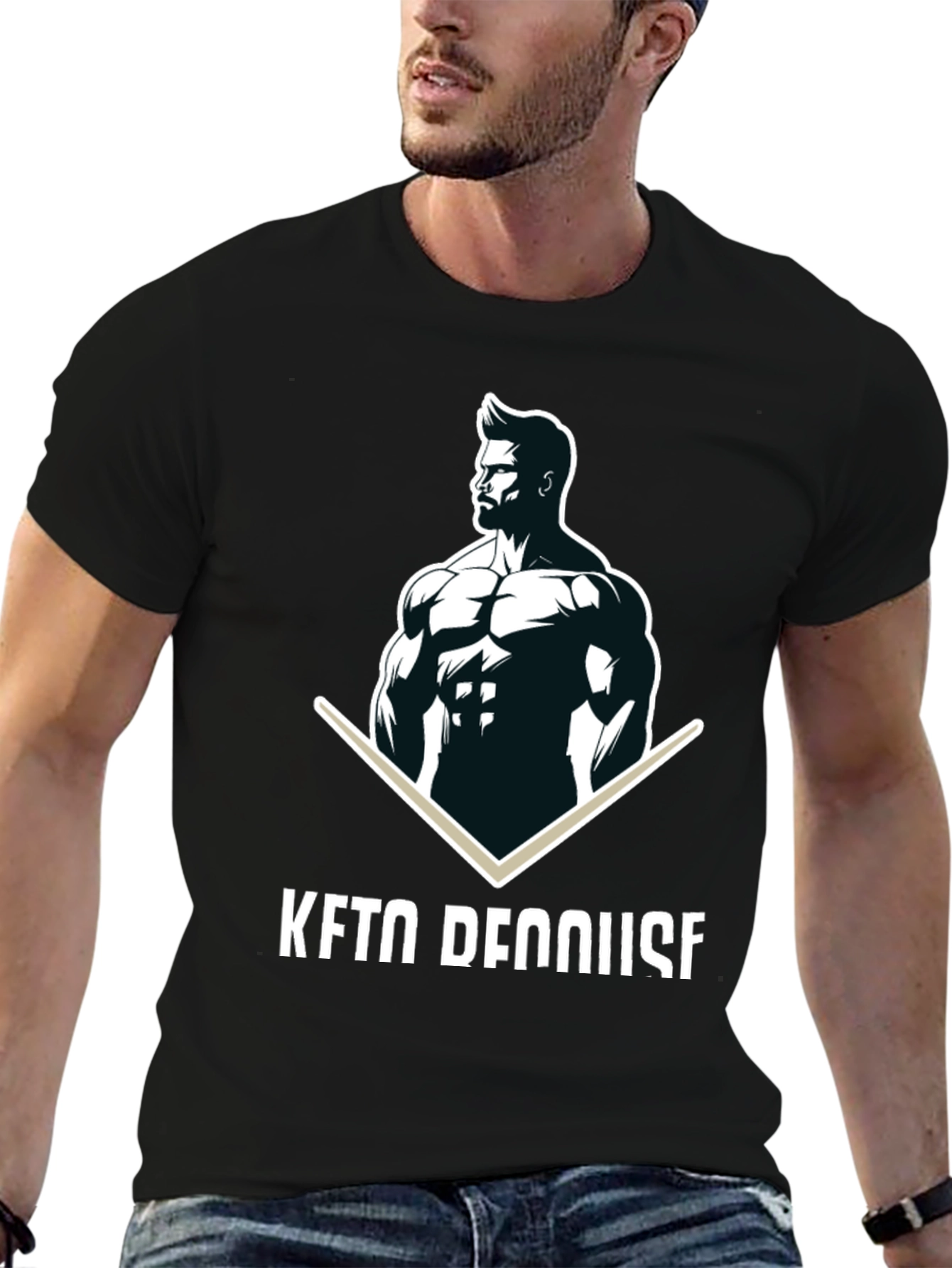 Keto Dennis Black Graphic T-Shirt