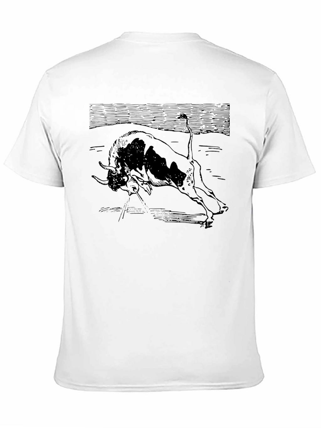 Bull Graphic Tee - Classic Black