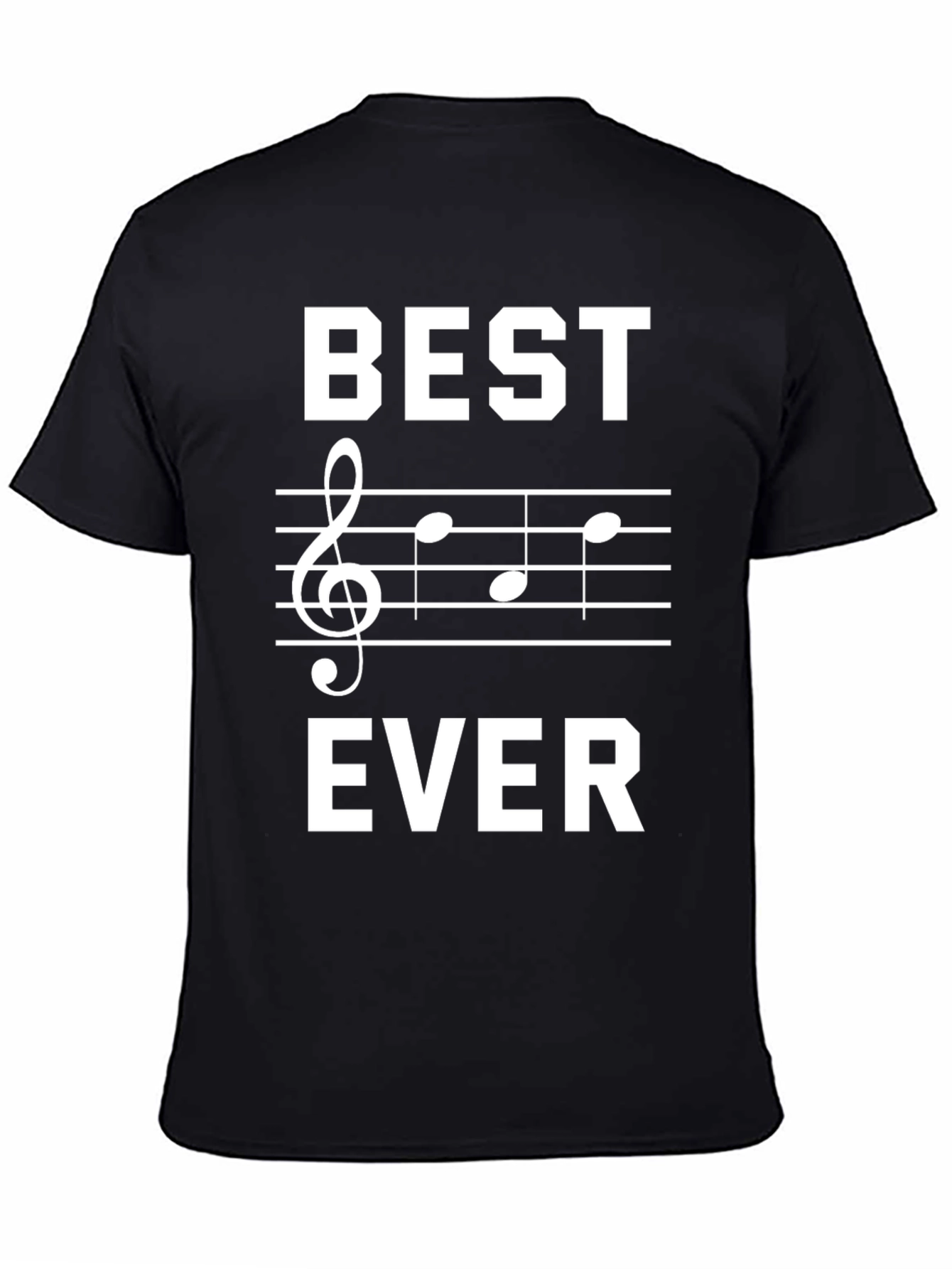 Best Treble Clef Music Ever Black T-Shirt
