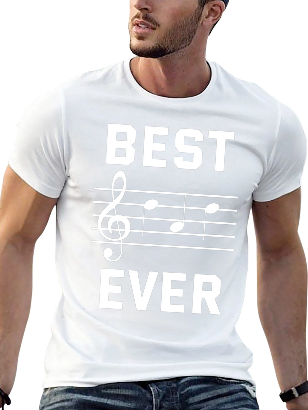 Best Treble Clef Music Ever Black T-Shirt