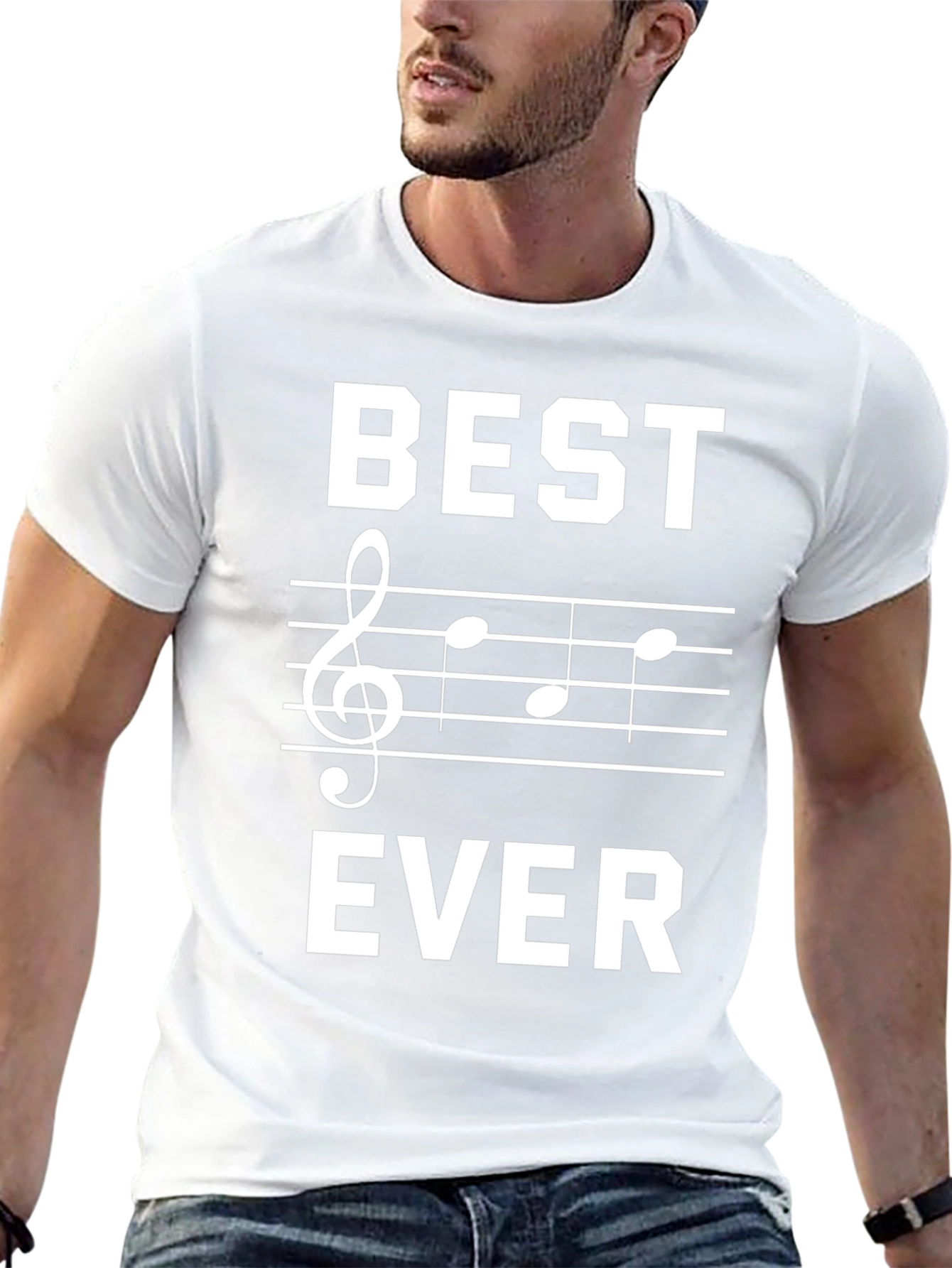 Best Treble Clef Music Ever Black T-Shirt