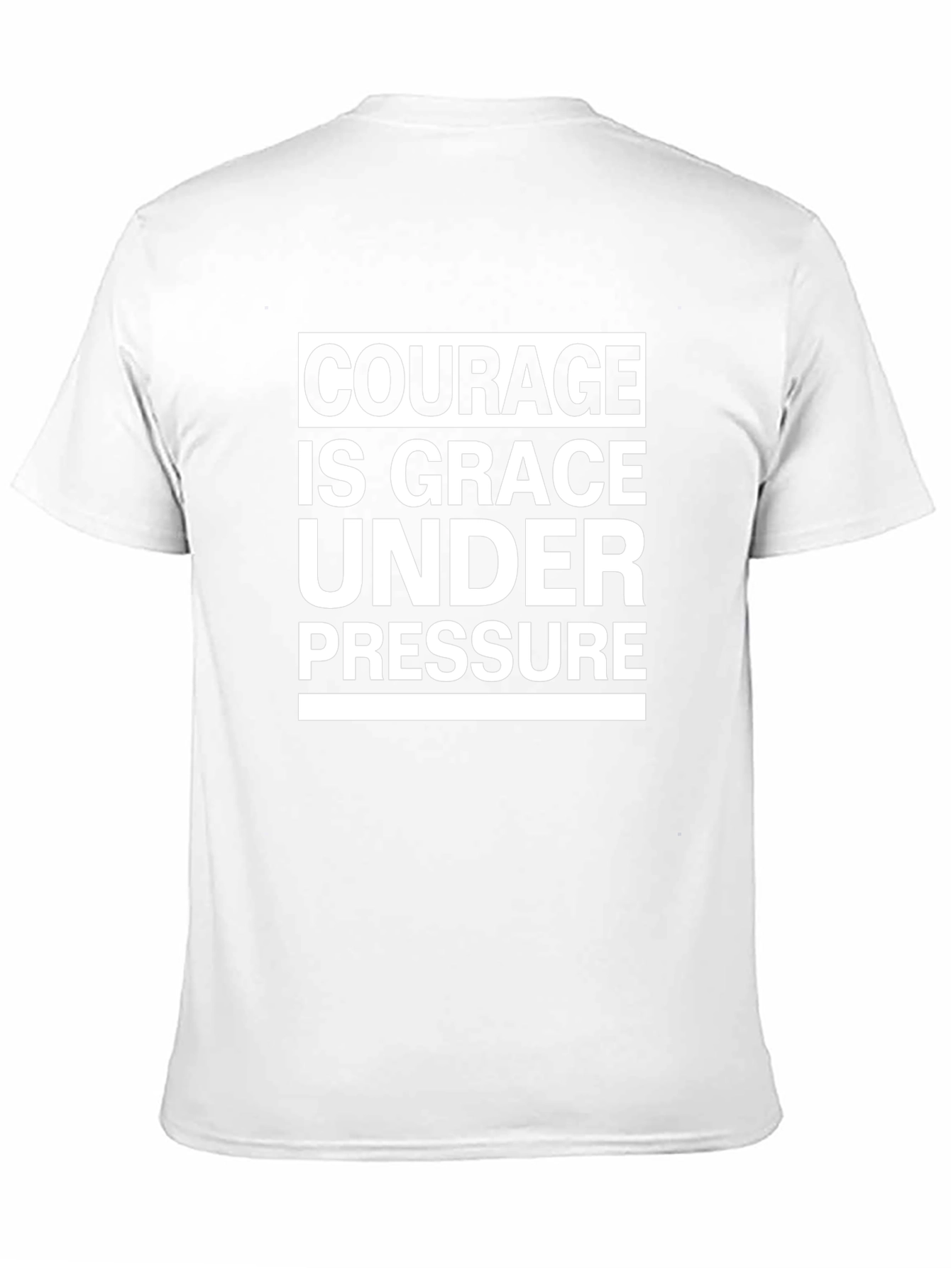Courage is Grace Under Pressure T-Shirt - Black