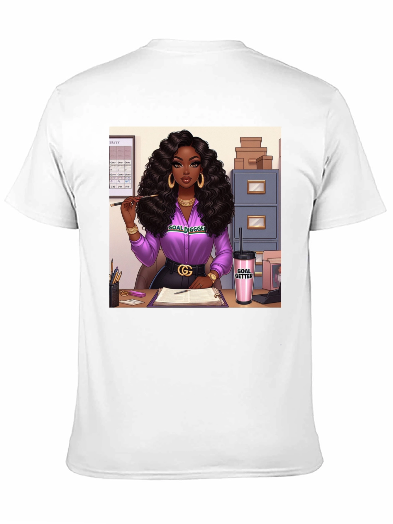 Goal Digger Graphic Tee - Black Unisex T-Shirt