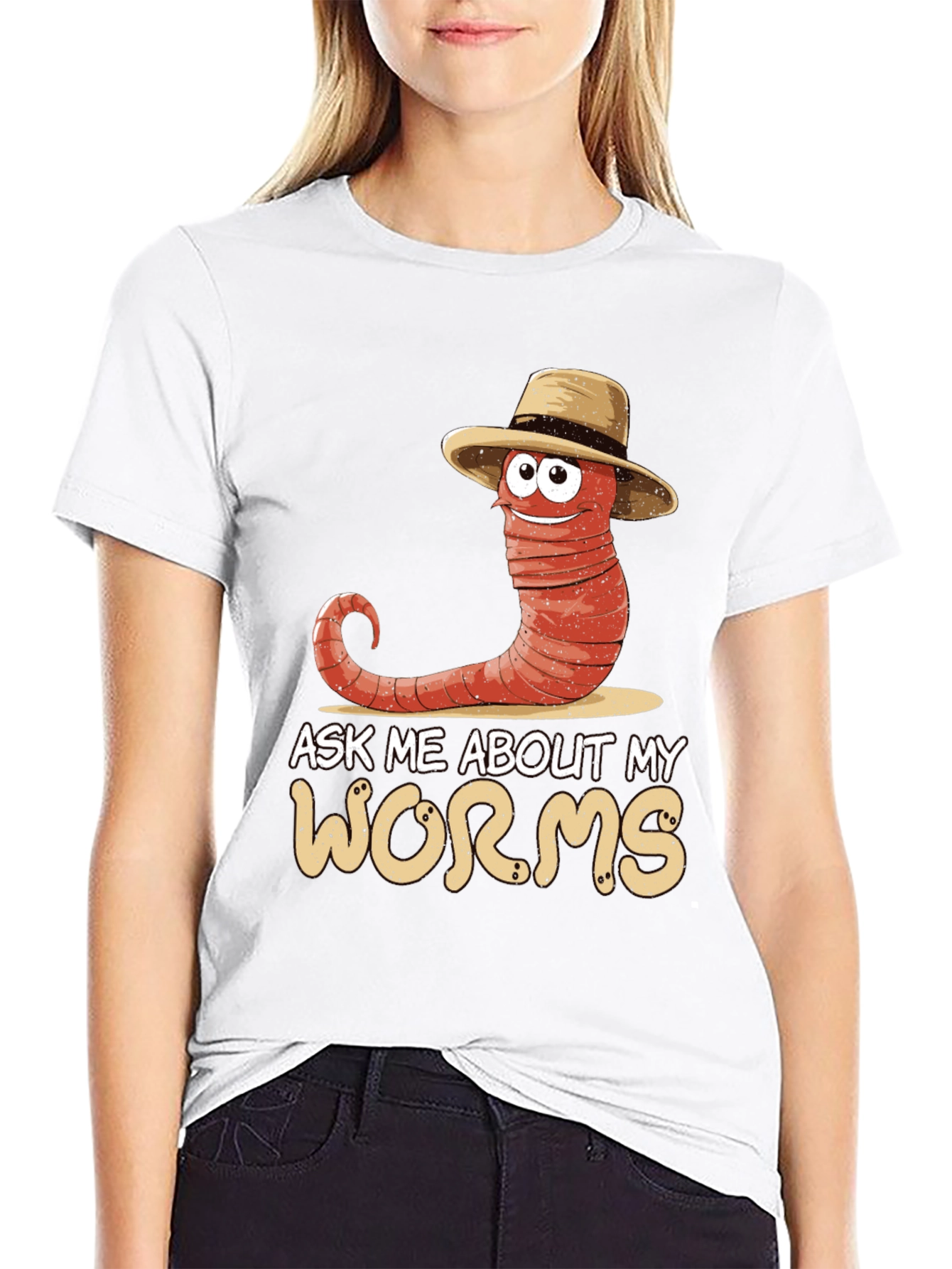 Ask Me About My Worms T-Shirt