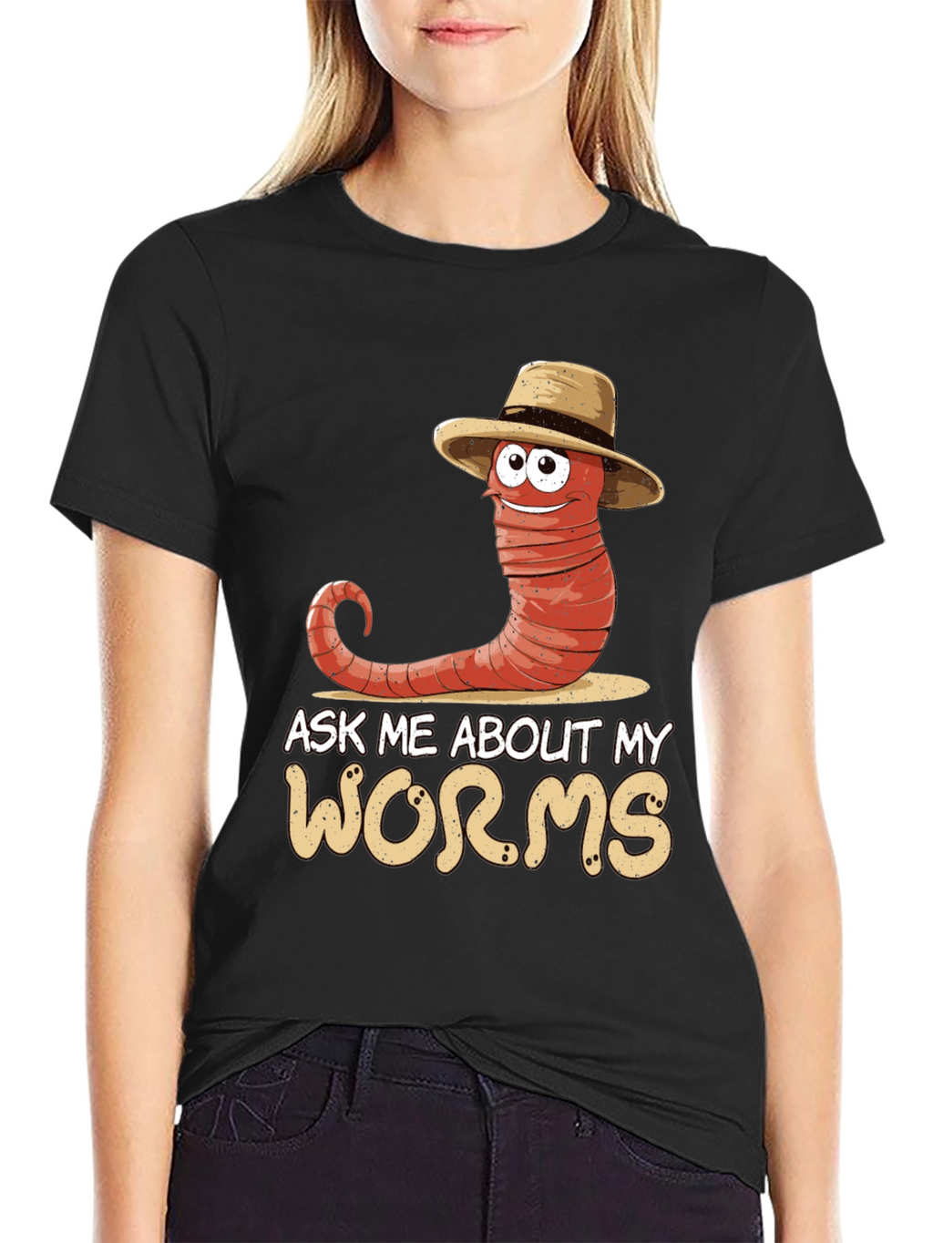 Ask Me About My Worms T-Shirt