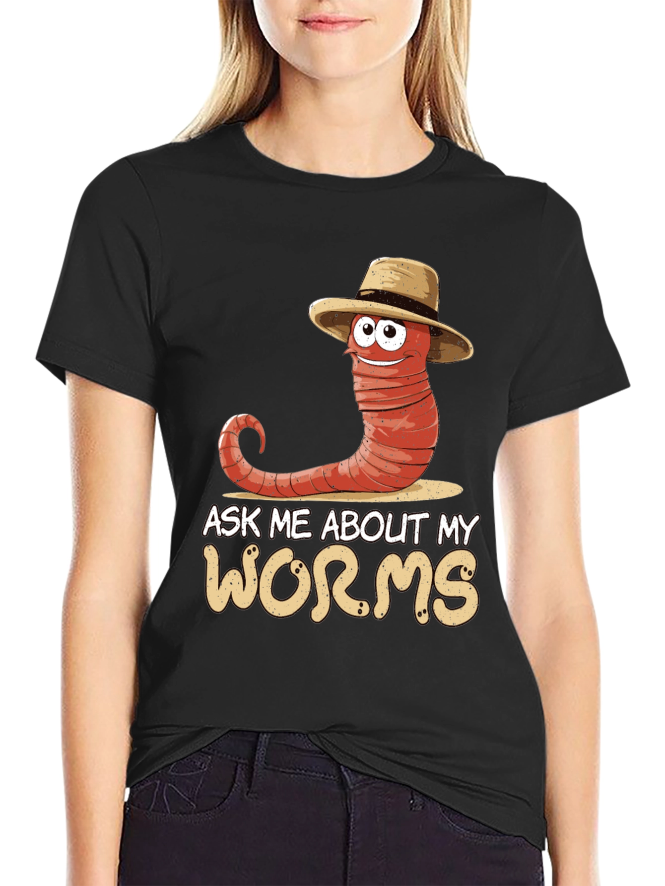 Ask Me About My Worms T-Shirt